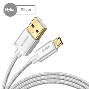 Ugreen Micro USB Cable 2.4A Nylon Fast Charge USB Data Cable