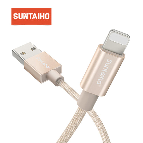 Suntaiho USB Cable For iPhone 7 Plus XS MAX cable Data Fast Charging Cable