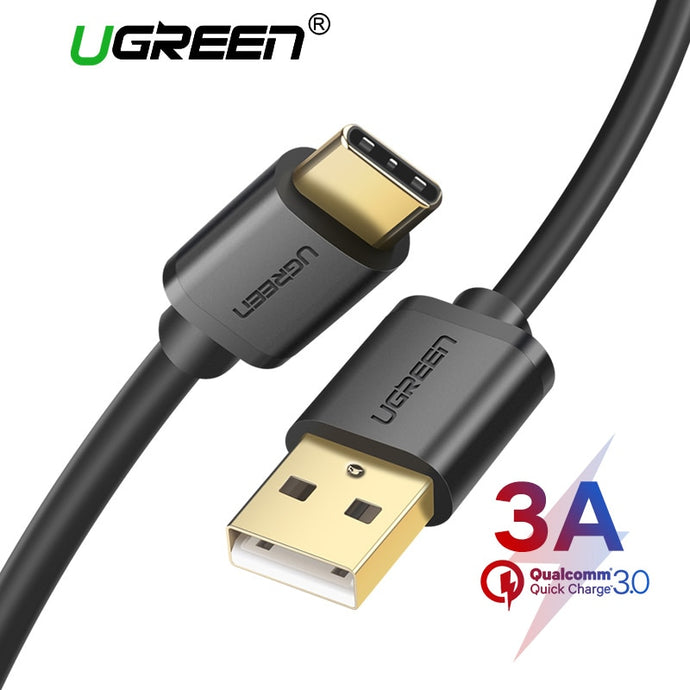 Ugreen 3A USB C Cable for Huawei Mate 20 Pro USB Type C Fast Charging Data Cable