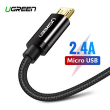 Load image into Gallery viewer, Ugreen Micro USB Cable 2.4A Nylon Fast Charge USB Data Cable